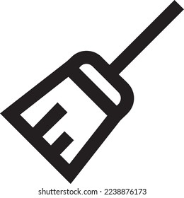 Broom outline icon. linear style sign for mobile concept and web design. Sweeping broom simple line vector icon. Symbol, logo illustration.