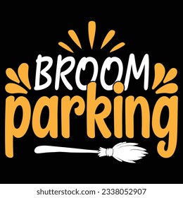 Broom Parking, design and vector file.