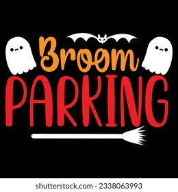 Broom Parking, design and vector file.