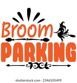 Broom Parking, design and vector file.