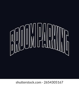 Vassoura Estacionamento- Halloween T shirt Design, Mão desenhada ilustração vintage com letras à mão e elementos de decoração, Recortar Arquivos para, Download Digital