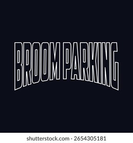 Vassoura Estacionamento- Halloween T shirt Design, Mão desenhada ilustração vintage com letras à mão e elementos de decoração, Recortar Arquivos para, Download Digital