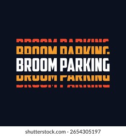 Vassoura Estacionamento- Halloween T shirt Design, Mão desenhada ilustração vintage com letras à mão e elementos de decoração, Recortar Arquivos para, Download Digital