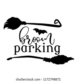 Broom parking only EPS 10 