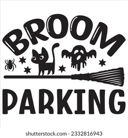 Broom Parking t-shirt design vector file