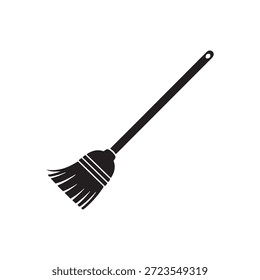 Design de ilustração plana vetor de silhueta da sala sobre fundo branco