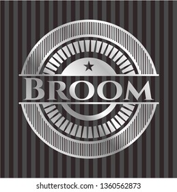 Broom silver emblem