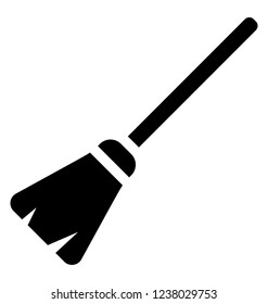 Broom solid icon, cleanliness concept