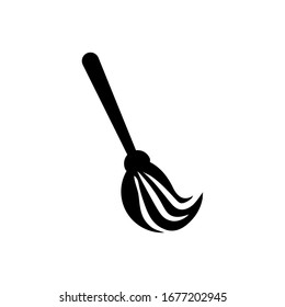 Broom sweeper graphic design template vector isolated