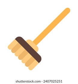 Broom Vector Flat Icon For Personal And Commercial Use.
