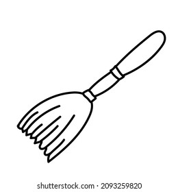 broom. vector hand drawn doodle style element