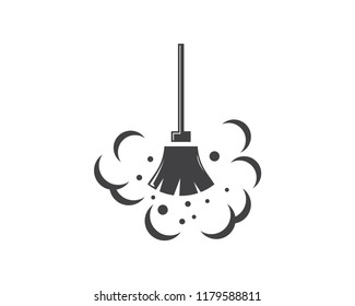 broom vector icon