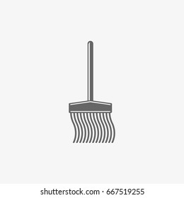broom vector icon