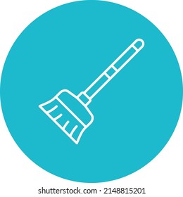 Broom vector icon. Can be used for printing, mobile and web applications.