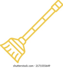 Broom vector icon. Can be used for printing, mobile and web applications.