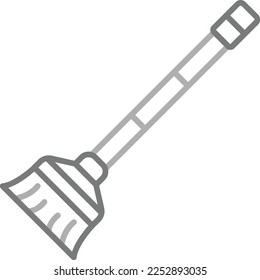 Broom vector icon. Can be used for printing, mobile and web applications.