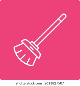 Broom vector icon. Can be used for printing, mobile and web applications.
