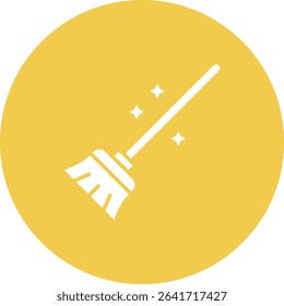 Broom vector icon. Can be used for printing, mobile and web applications.