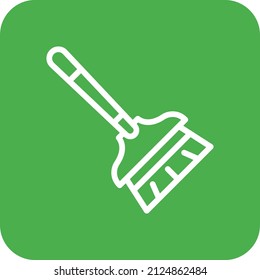 Broom Vector Icon Design Illustration
