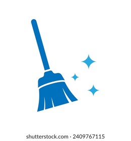 Ilustración del icono del vector de la habitación. Logo de limpieza de la habitación