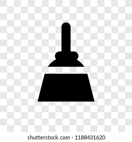 Broom vector icon isolated on transparent background, Broom transparency logo concept