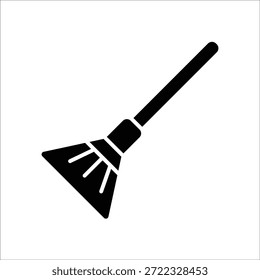 Besen Vektor Symbol Linie Vorlage