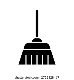 Besen Vektor Symbol Linie Vorlage