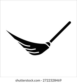 Besen Vektor Symbol Linie Vorlage