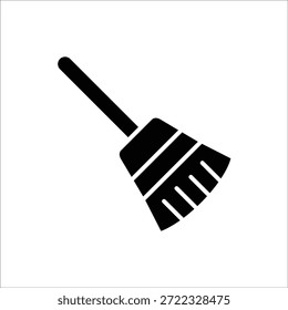 Besen Vektor Symbol Linie Vorlage