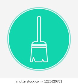 Broom vector icon sign symbol