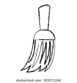 broom vector illustration