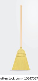 Broom vector illustration
