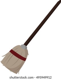 Broom - Vector Illustration