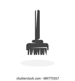 Broom vector logo. Broom icon - stock vector