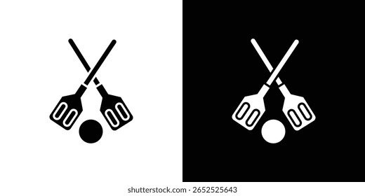 Coleção de símbolos de ícone de bola de vassoura. Ilustração de stock de vetor plano.