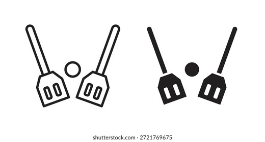 Ícone de bola de vassoura para o design do seu site, logotipo, aplicativo, UI. EPS10