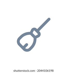 Broomstick Halloween icon for business website,apps, and many more