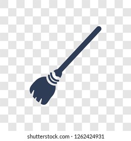 Broomstick icon. Trendy Broomstick logo concept on transparent background from Fairy Tale collection