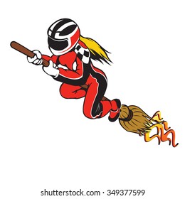 Broomstick Speeding Racing 