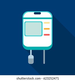 Brop counter icon flat. Single medicine icon from the big medical, healthcare flat.