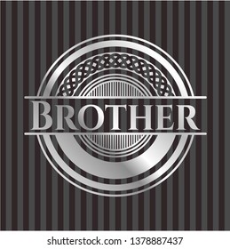 Brother silvery badge