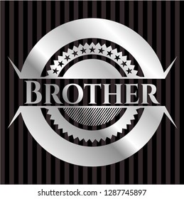 Brother silvery emblem