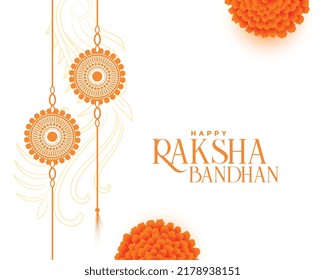 brother and sister raksha bandhan festival celebration background 