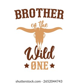 Brother of the Wild One skull design