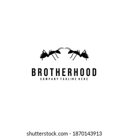 brotherhood logo vector illustration design