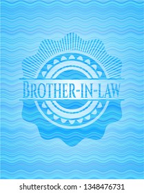Brother-in-law water wave emblem.
