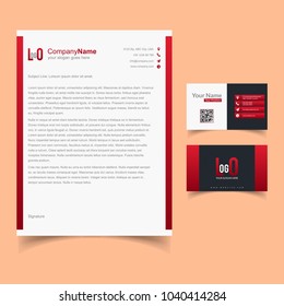 Brouchre visiting card with complete design high quality vector 