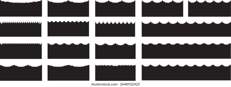 Quebre o pacote Mega de diferentes linhas pintadas a tinta,artística.traçados:retângulo,elementos de design à mão livre quadrados e redondos:ondas,círculos,triângulos.Desenhos à mão livre vetoriais.Desenhos à tinta,Arti vetor granuloso