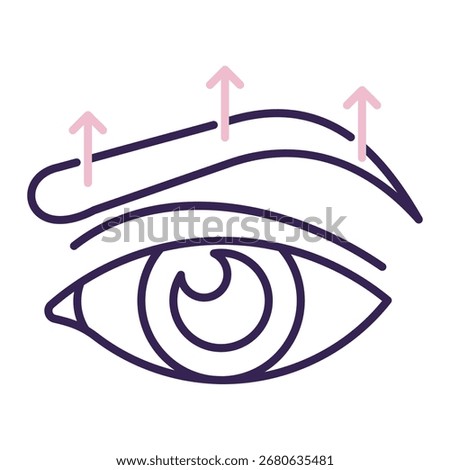Brow Lift Icon Element For Design