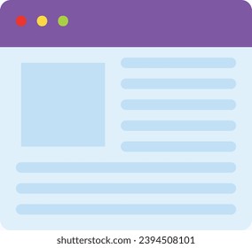 Brower single vector line icon